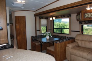 interior rezerve travel trailer