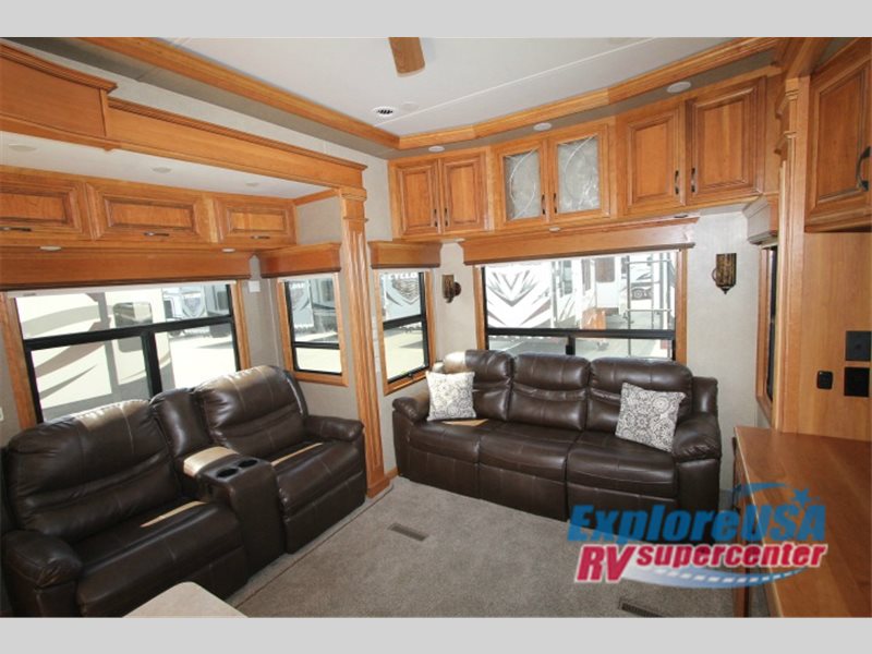DRV Luxury Suites Exploring Edition Fifth Wheel Living Area