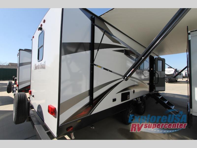 Heartland North Trail Review 22FBS Travel Trailer Rear